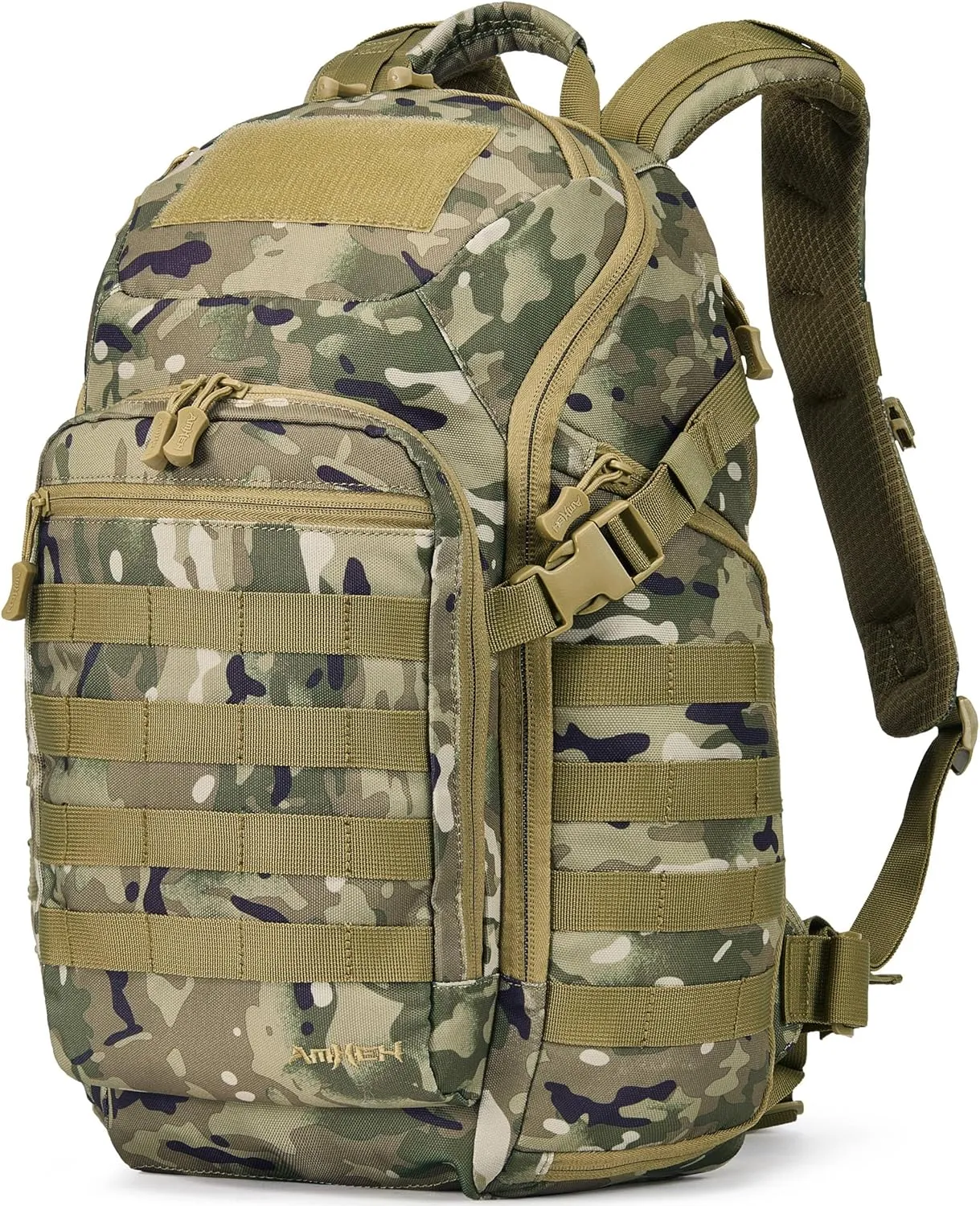 Tactical Backpack Military Army Molle Day Assault Pack Daypack Rucksack Survival Bugout Emergency Go Bag 32L (Camo)