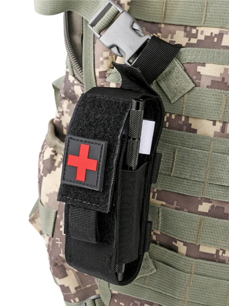 Tactical First Aid Military Tourniquet - Rotary Pressure CAT with Aluminum Rod for Hiking, Camping, and Survival