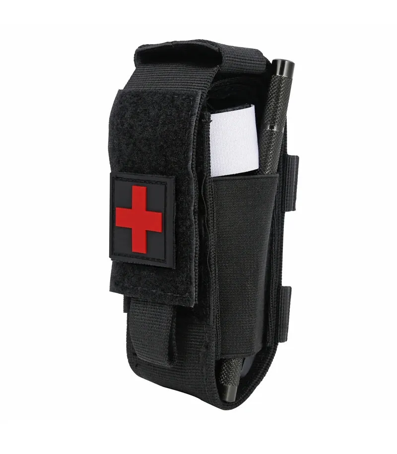 Tactical First Aid Military Tourniquet - Rotary Pressure CAT with Aluminum Rod for Hiking, Camping, and Survival