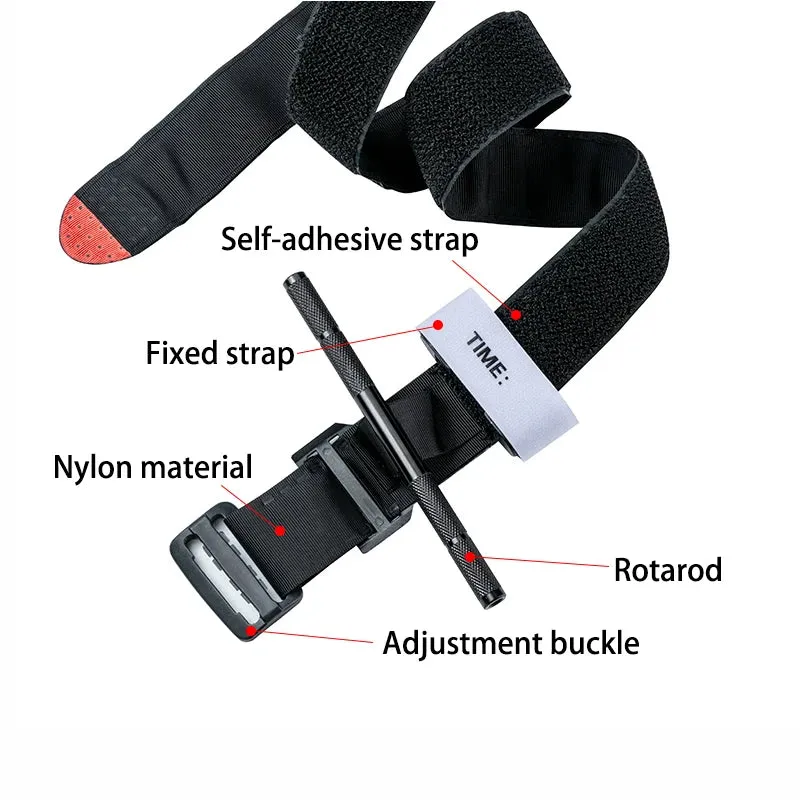Tactical First Aid Military Tourniquet - Rotary Pressure CAT with Aluminum Rod for Hiking, Camping, and Survival
