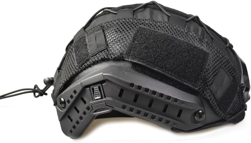 Tactical Helmet Cover,Internal Memory Foam Pads Set and Tactical Fast Airsoft Helmet Cloth for Ops-Core Fast PJ MH Helmet in Size M/L