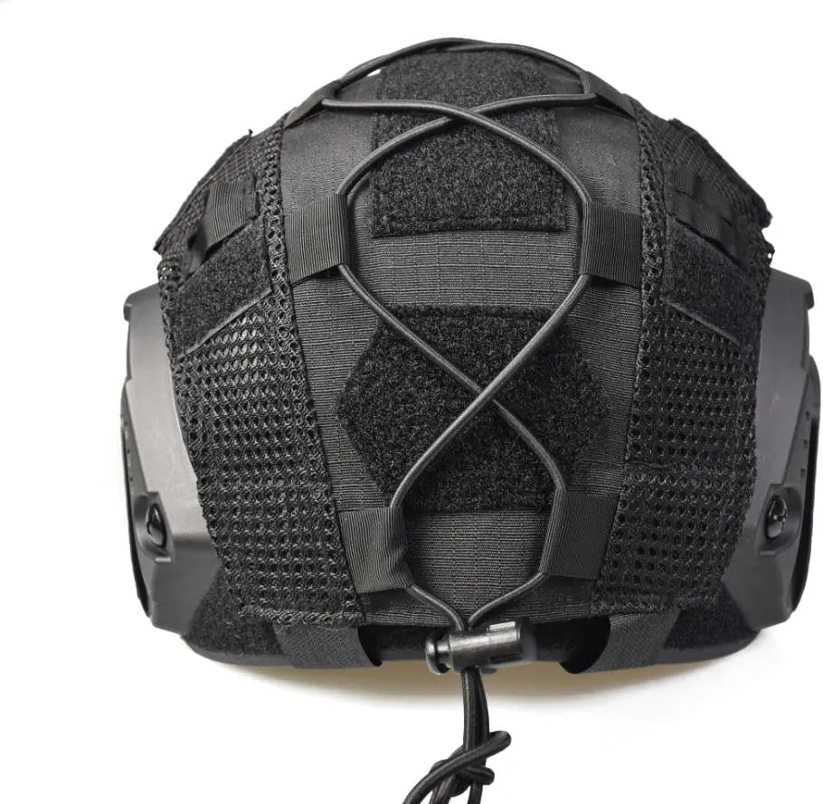 Tactical Helmet Cover,Internal Memory Foam Pads Set and Tactical Fast Airsoft Helmet Cloth for Ops-Core Fast PJ MH Helmet in Size M/L