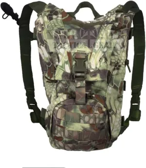 Tactical Molle Hydration Pack Military Hydration Backpack Hiking Hunting Airsoft Hydration Carrier with 3l Water Storage Bladder Bag
