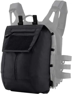 Tactical Pouch Zip-on Panel for AVS JPC2.0 JPC Vest Backpack Airsoft Mesh Pocket Built-in Magazine Snap Closure Hunting