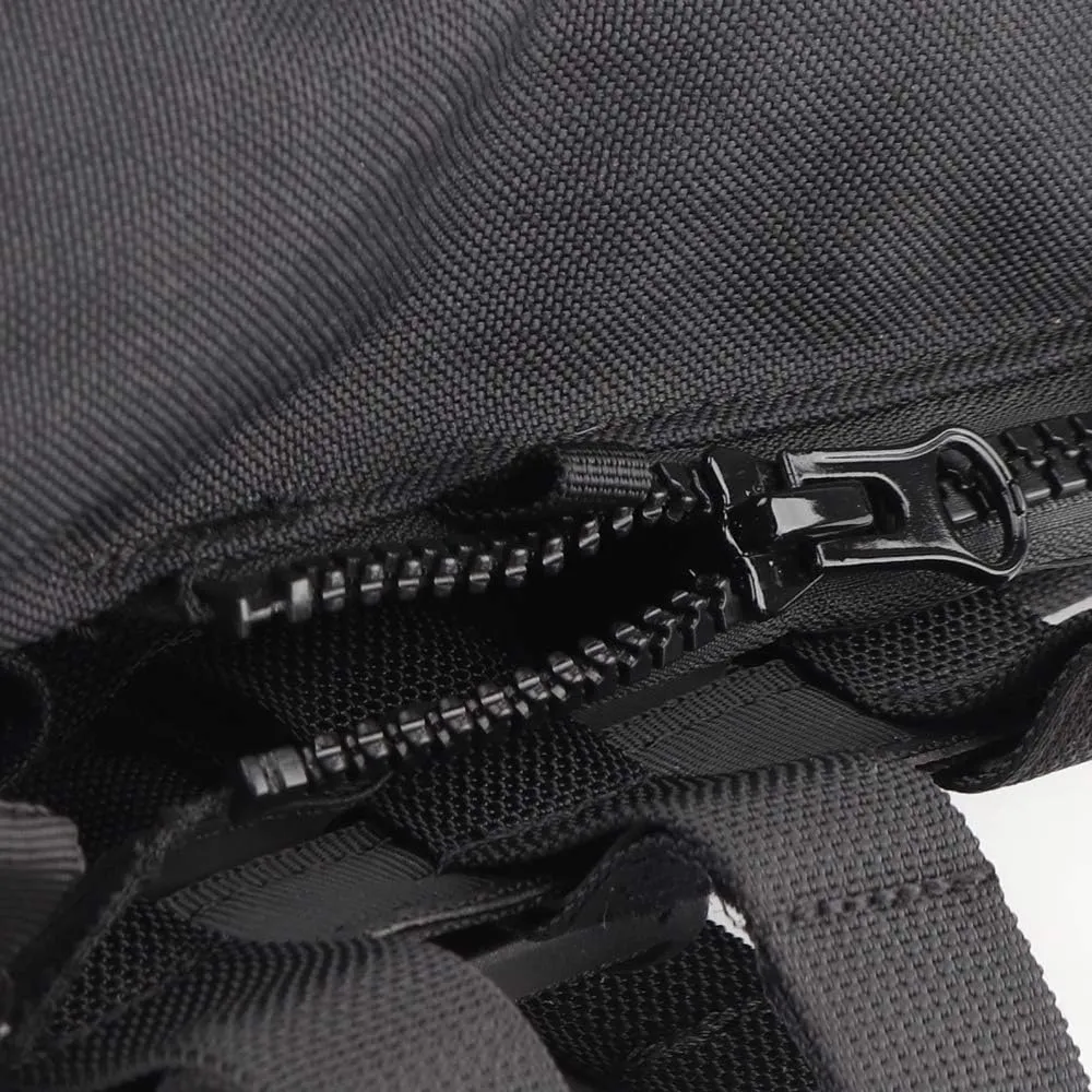 Tactical Pouch Zip-on Panel for AVS JPC2.0 JPC Vest Backpack Airsoft Mesh Pocket Built-in Magazine Snap Closure Hunting