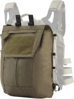 Tactical Pouch Zip-on Panel for AVS JPC2.0 JPC Vest Backpack Airsoft Mesh Pocket Built-in Magazine Snap Closure Hunting