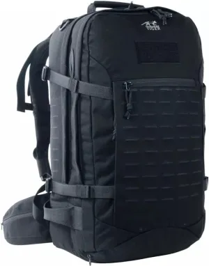 Tasmanian Tiger Mission Pack Mk II, 37L Combat Backpack with Laser Cut MOLLE System, YKK RC Zippers, Black