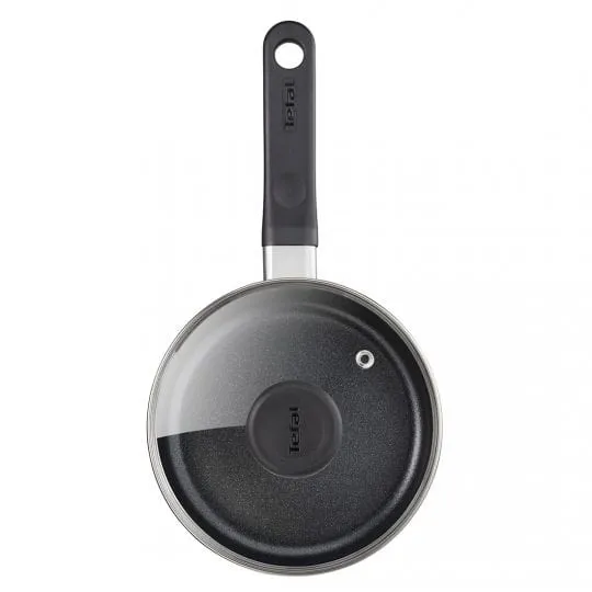 Tefal Essential Non-Stick 8-Piece Cookware Set B372S544 Black