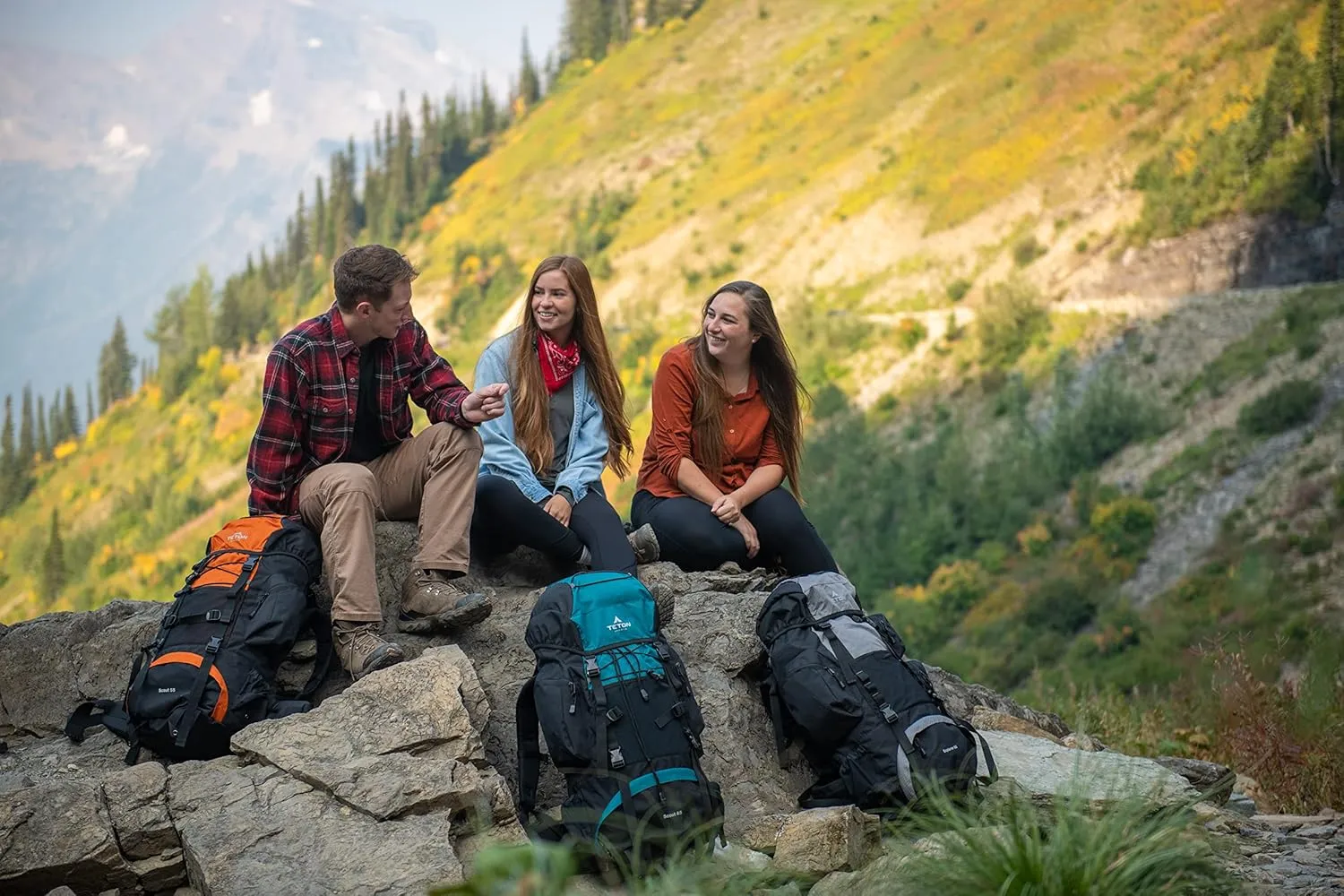 TETON 85L Explorer Internal Frame Backpack for Hiking, Camping, Backpacking, Rain Cover Included