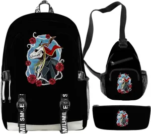 The Ancient Magus Bride Merch Backpack Oxford Bag Anime Backpack Casual Bag High Capacity Bags (Suit1)