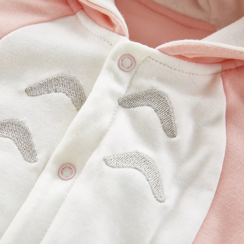 Thickened Hooded Cotton Baby Romper | Newborn Onesie | Aliyya Store