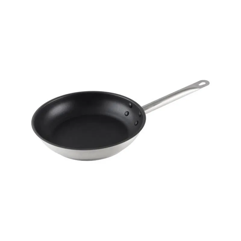 Thundergroup 11" 18/8 STAINLESS STEEL FRY PAN QUANTUM II