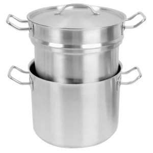 Thundergroup 12 QT 18/8 STAINLESS STEEL DOUBLE BOILER (3 PCS SET)