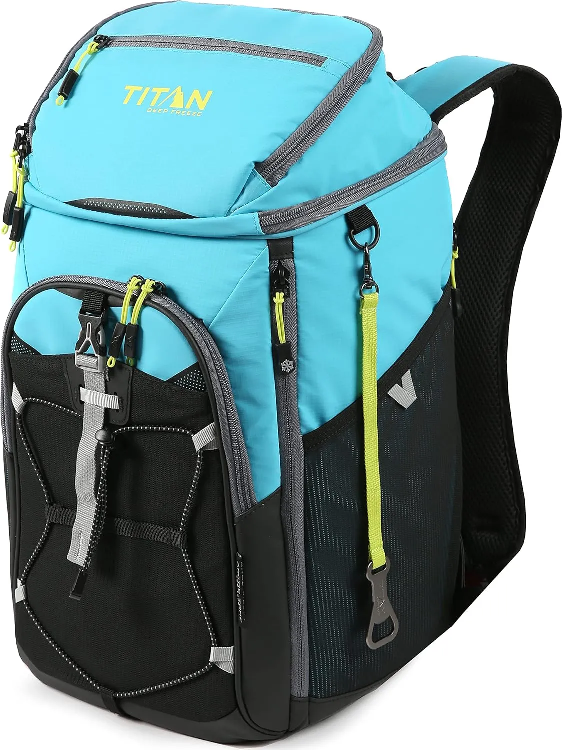Titan Deep Freeze Ice Wall Backpack Cooler 30 Can Cooler Bag with Ice Packs