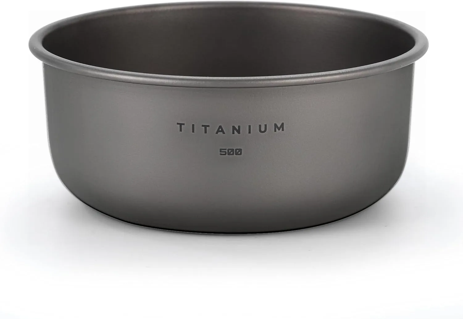 TITANIUM Bowl 17 fl oz (500ml) - Ultralight Camping Tableware, Durable Cookware, Outdoor Container