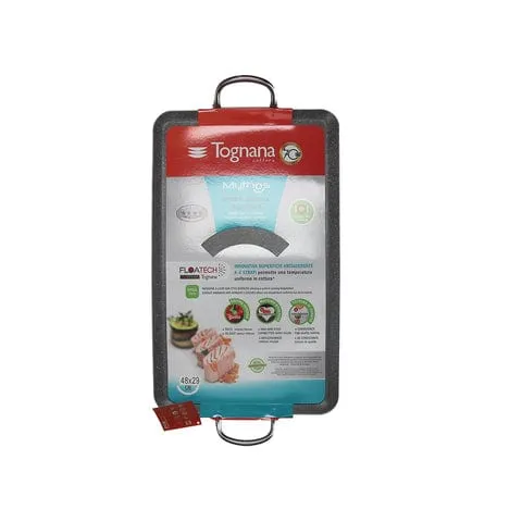 Tognana Mythos 48 x 29cm Doppia Grill with Fixed Handle W1758BNAMNF