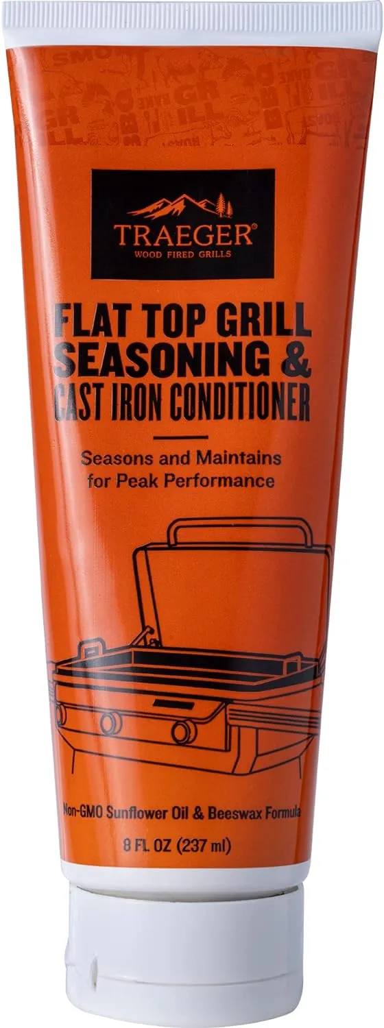 Traeger Grills BAC731 Flat Top Griddle Seasoning & Cast Iron Conditioner Grill Accessory