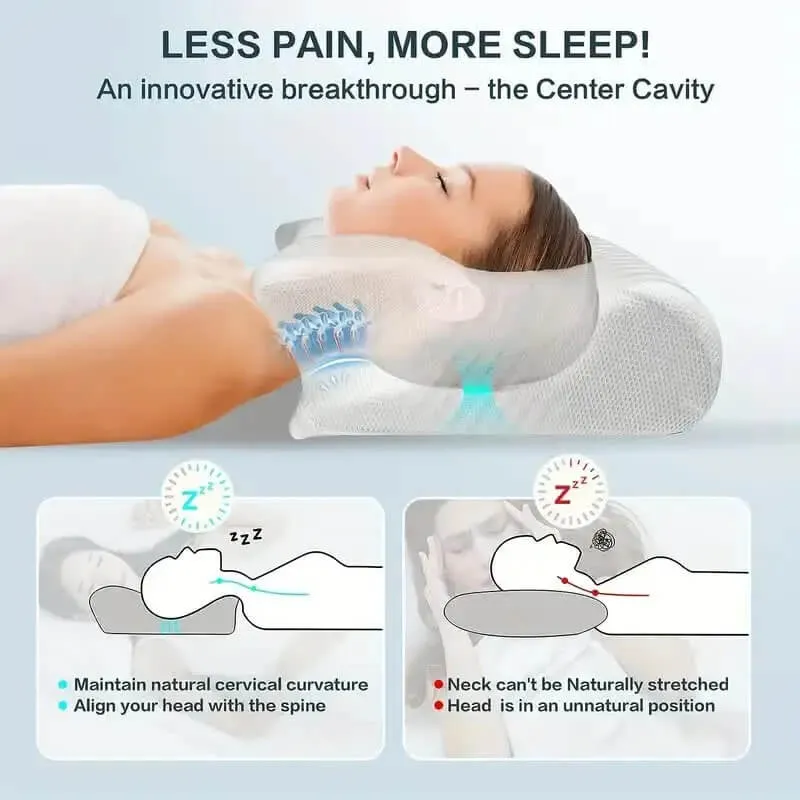 TRANQUIL CURVE™ - SUPPORTIVE MEMORY FOAM PILLOW