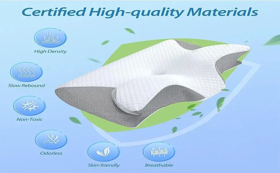 TRANQUIL CURVE™ - SUPPORTIVE MEMORY FOAM PILLOW