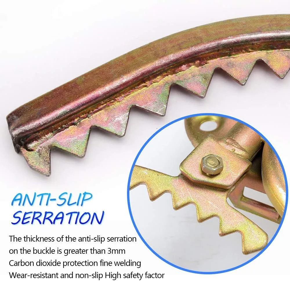 Tree Climbing Gear, Tree Climbing Tool, Adjustable Tree Climbing Spikes for Climbing Hunting Observation Picking Fruit,300model