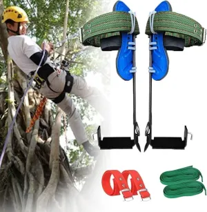 Tree Climbing Spike, 304 Stainless Steel Tree Climbing Tool, Pole Climbing Spikes Adjustable Climbing Tree Shoes Non-Slip Pedal For Hunting Observation, Picking Fruit, Jungle Survival And More,1claws