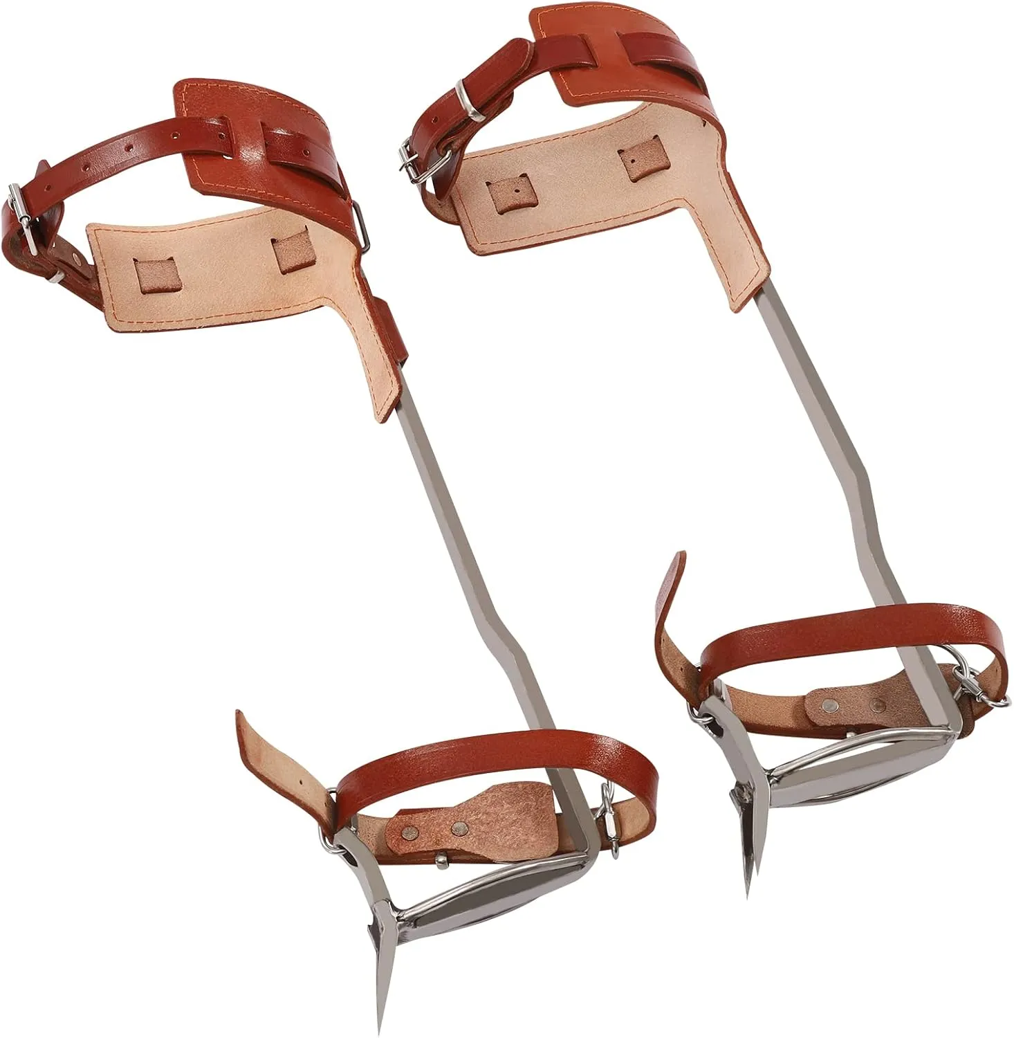 Tree Climbing Spike Set - Adjustable Tree Climbing Gear with Spike Tool