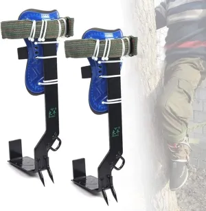 Tree Climbing Spike Set Tree Climbing Tool with Adjustable Belt Lanyard Straps Safety for Outdoor Fruit Pick Jungle