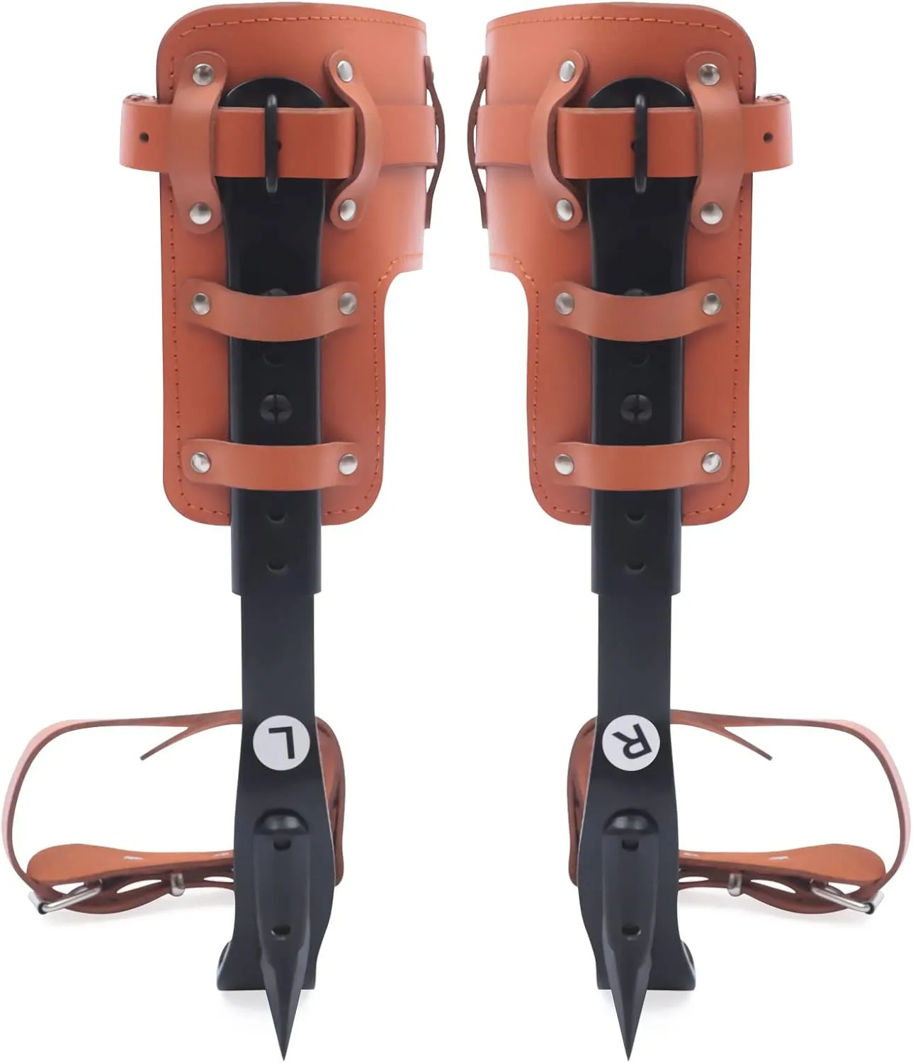 Tree Climbing Spike Set Tree Climbing Tool with Adjustable Belt Lanyard Straps Safety for Outdoor Fruit Pick Jungle
