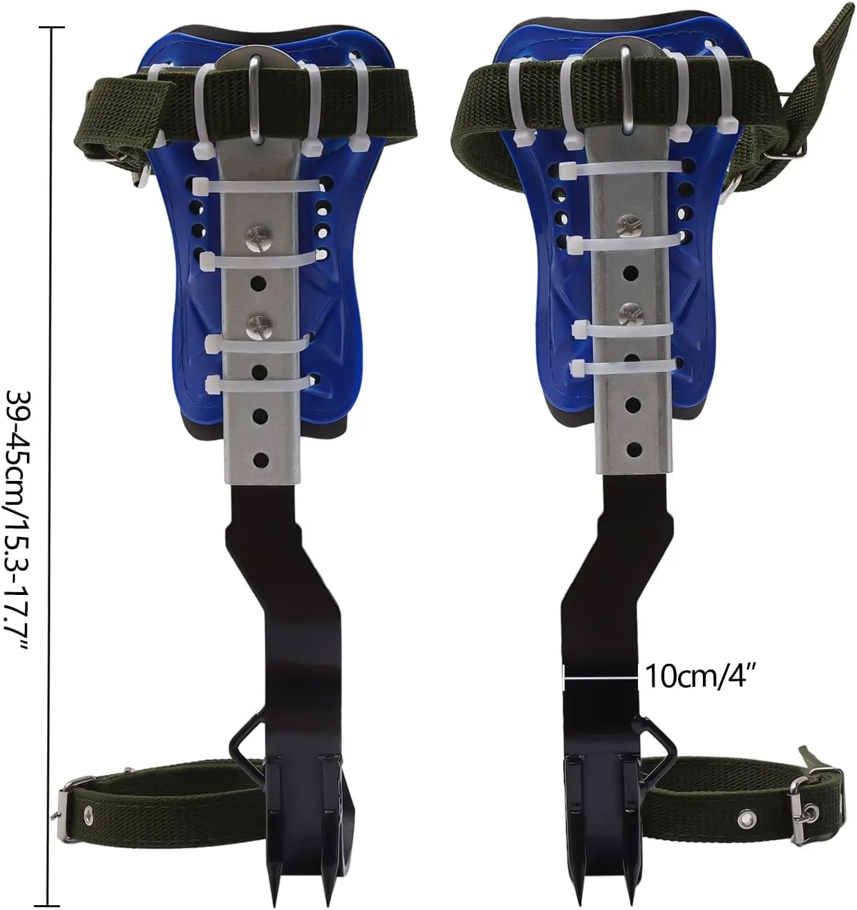 Tree Climbing Spike Set Tree Climbing Tool with Adjustable Belt Lanyard Straps Safety for Outdoor Fruit Pick Jungle