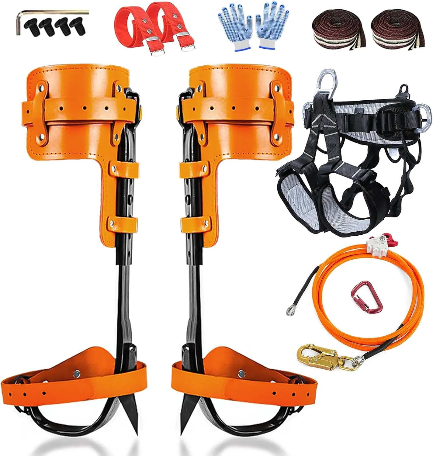Tree Climbing Spikes,Tree Climbing Kit,Tree Climbing Gear,Suitable for Fruit Picking,Tree Climbing,Hunting