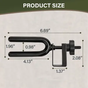 Tree Stand Bow Holder for Summit Treestands - Adjustable Outboard Hunting Bow Holder Fits for Most Climbing Tree Stands Universal Hunting Gear