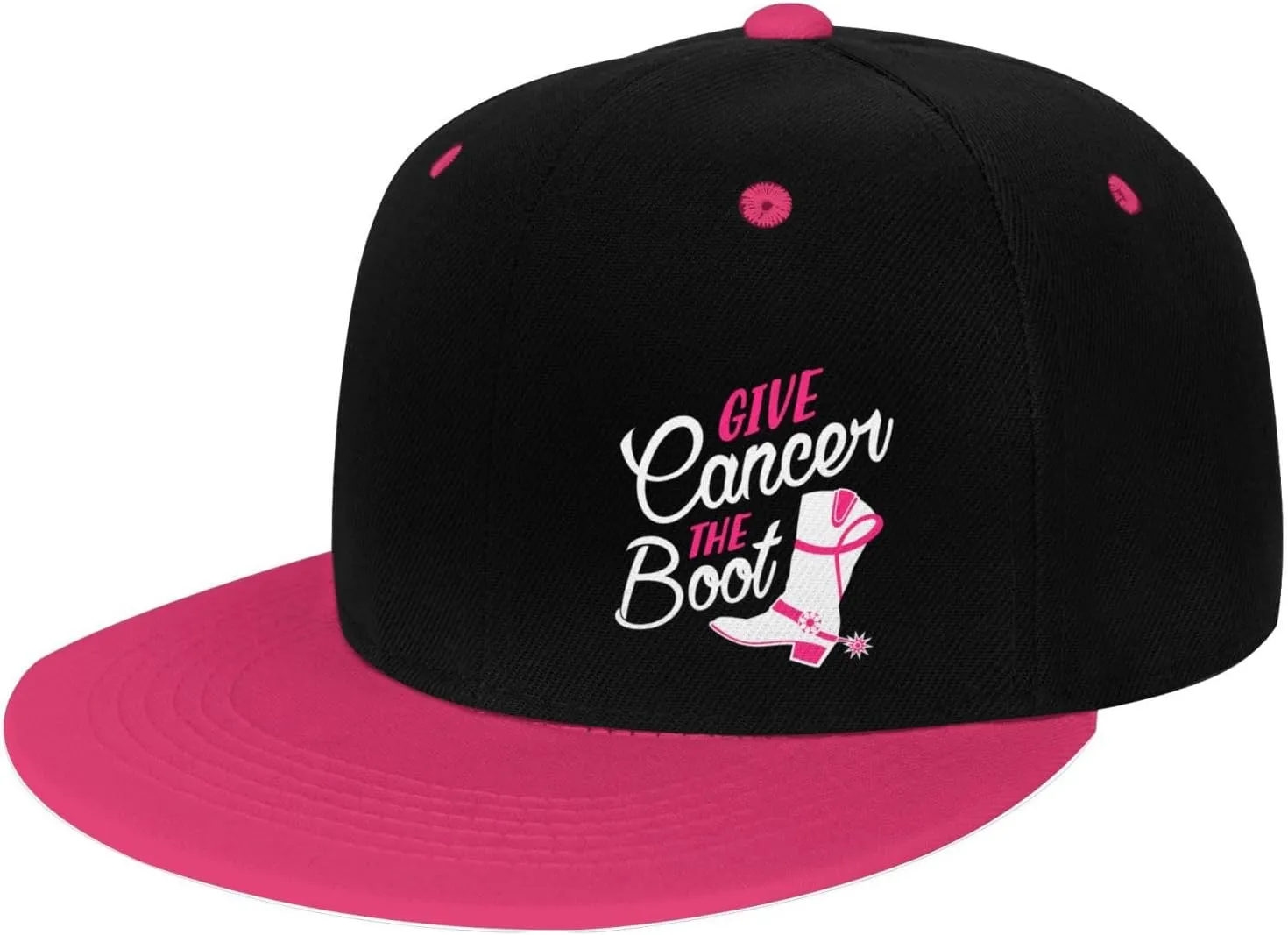 Trucker Hats Give Cancer The Boot Cap for Men Women Adjustable Sun Hats