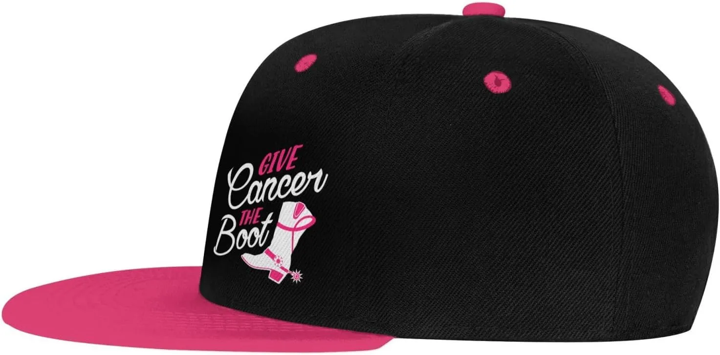 Trucker Hats Give Cancer The Boot Cap for Men Women Adjustable Sun Hats