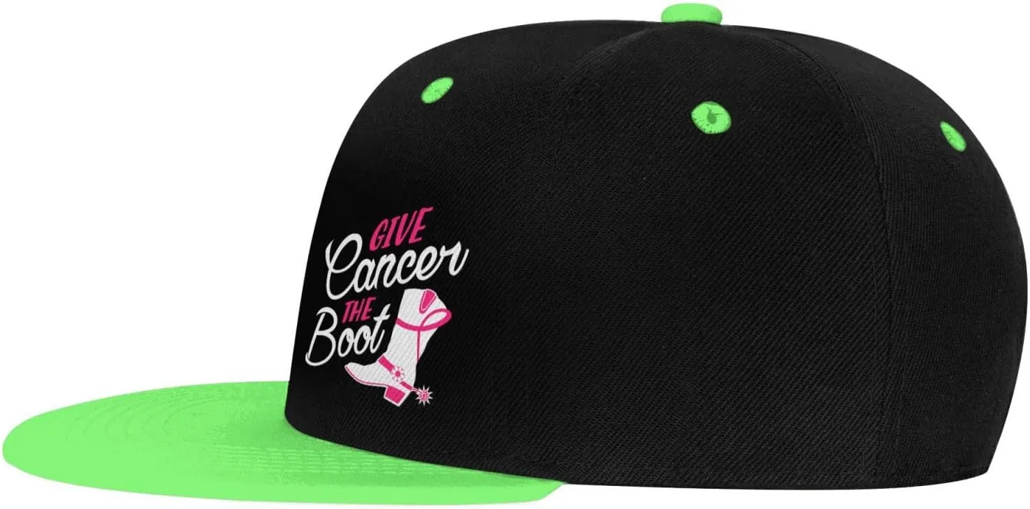 Trucker Hats Give Cancer The Boot Cap for Men Women Adjustable Sun Hats