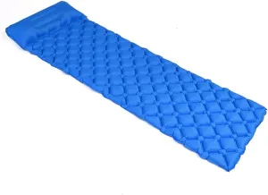 TUFFS Camping Sleeping Pad Inflatable Air Mattresses Outdoor Mat Furniture Bed Ultralight Cushion Pillow Hiking Trekking (Color : Blue, Size : /)