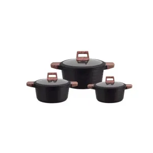 UccLife Granite Coated Non stick Cookware Set 6pcs