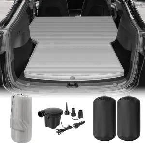 Uireefly Tesla Model Y Mattress Memory Foam Mattress Tesla Model Y Inflatable Model Y Mattress Bed with Air Pump Grey