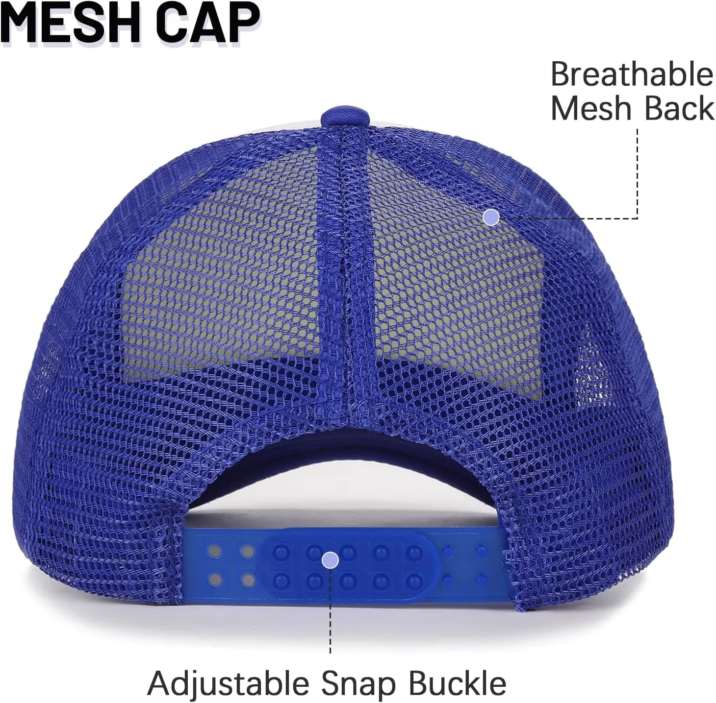 Ultrafun 10 Pack Trucker Hat Mesh Sublimation Blank Hats Adjustable Baseball Caps Hats for Men Women