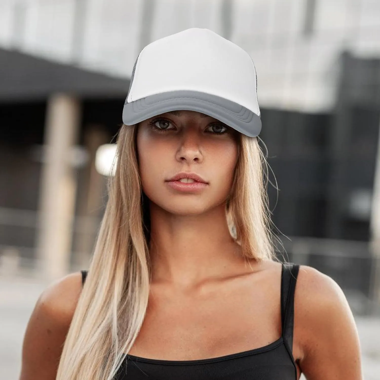 Ultrafun 10 Pack Trucker Hat Mesh Sublimation Blank Hats Adjustable Baseball Caps Hats for Men Women