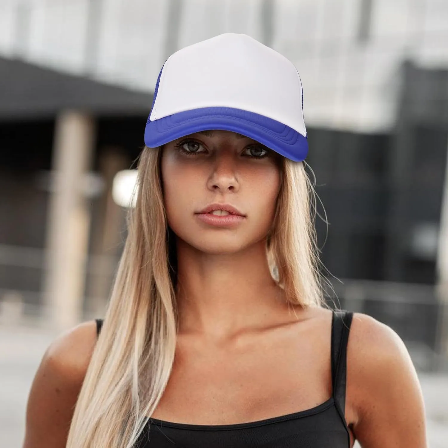 Ultrafun 10 Pack Trucker Hat Mesh Sublimation Blank Hats Adjustable Baseball Caps Hats for Men Women