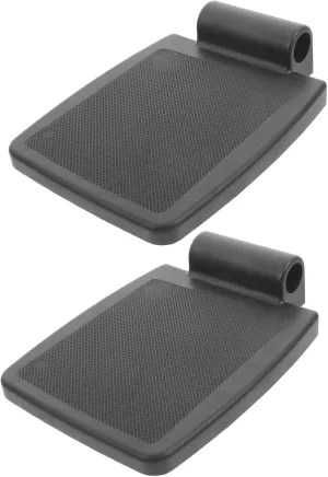 Universal Wheelchair Footrest Pads 2 Pack Strong Pp Material Elevating Leg Rest