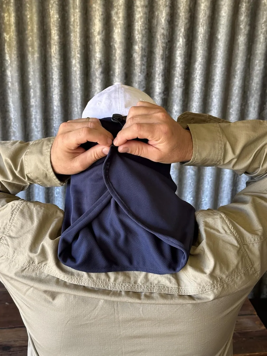 UPF Tested Sun Protection,Simply fits Over Your Favourite Cap or hat