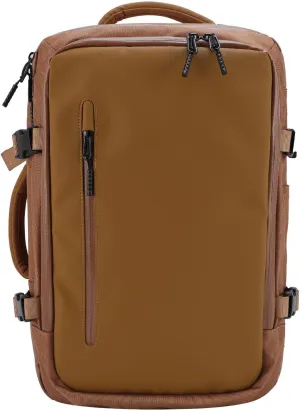 Vacuum Backpack, 30L Expandable Travel Compression Backpack with Wet Dry Separation for Business College Camping (Khaki)