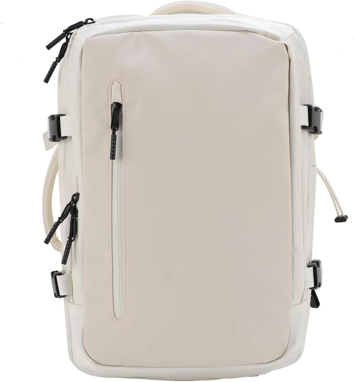 Vacuum Backpack, 30L Expandable Travel Compression Backpack with Wet Dry Separation for Business College Camping (White)