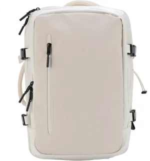 Vacuum Backpack, 30L Expandable Travel Compression Backpack with Wet Dry Separation for Business College Camping (White)