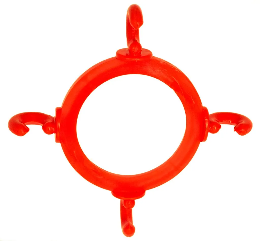 VEVOR Safety Cones, 6 x 36" Traffic Cones, PVC Orange Construction Cones & Mr. Chain Cone Chain Connector Kit, Traffic Orange (97413-KIT)