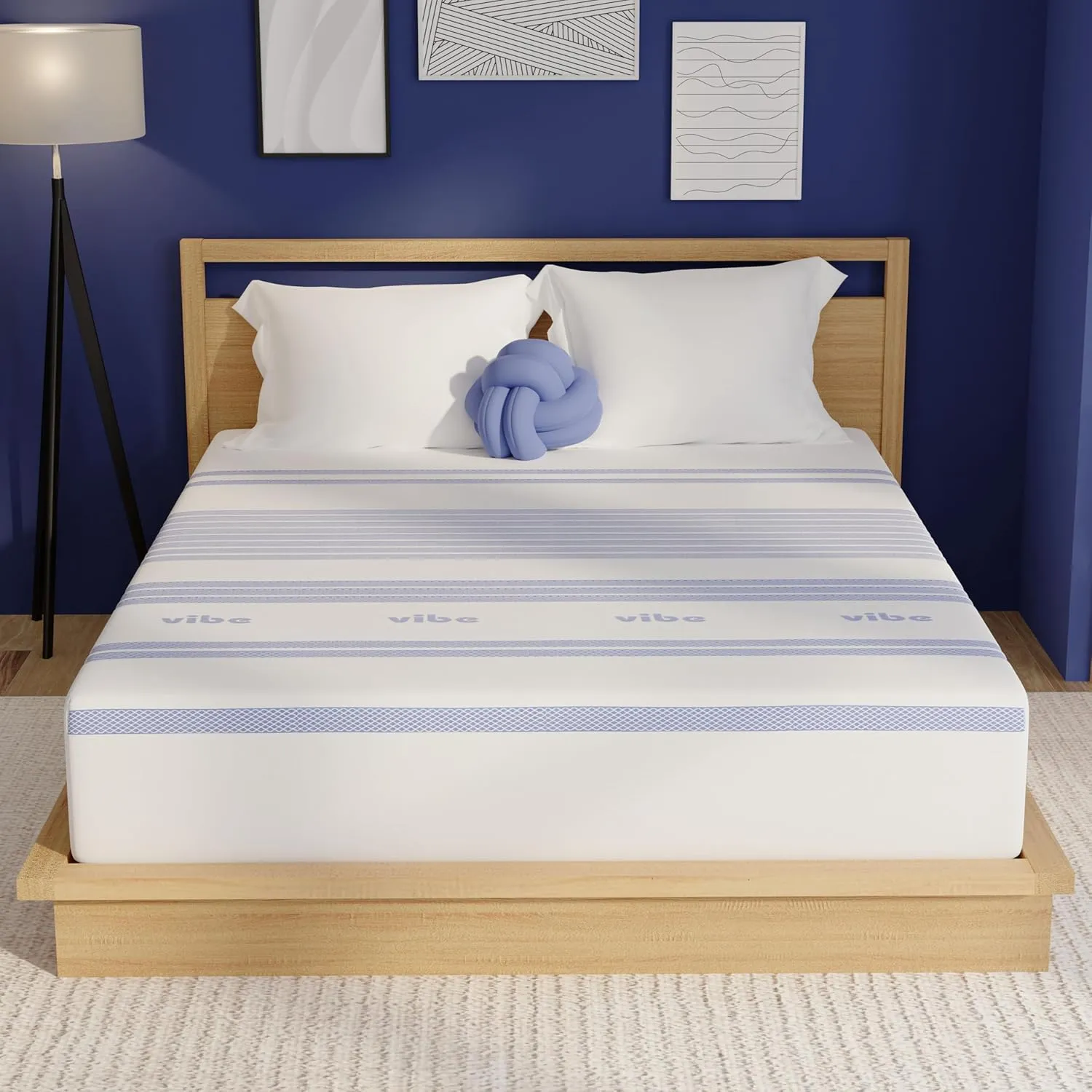 Vibe 12-Inch Gel Memory Foam Mattress | Bed in a Box, [Mattress Only], Twin XL (410263-1120)
