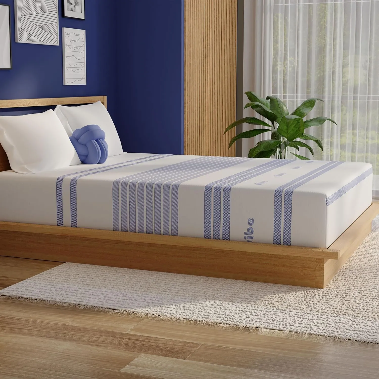 Vibe 12-Inch Gel Memory Foam Mattress | Bed in a Box, [Mattress Only], Twin XL (410263-1120)