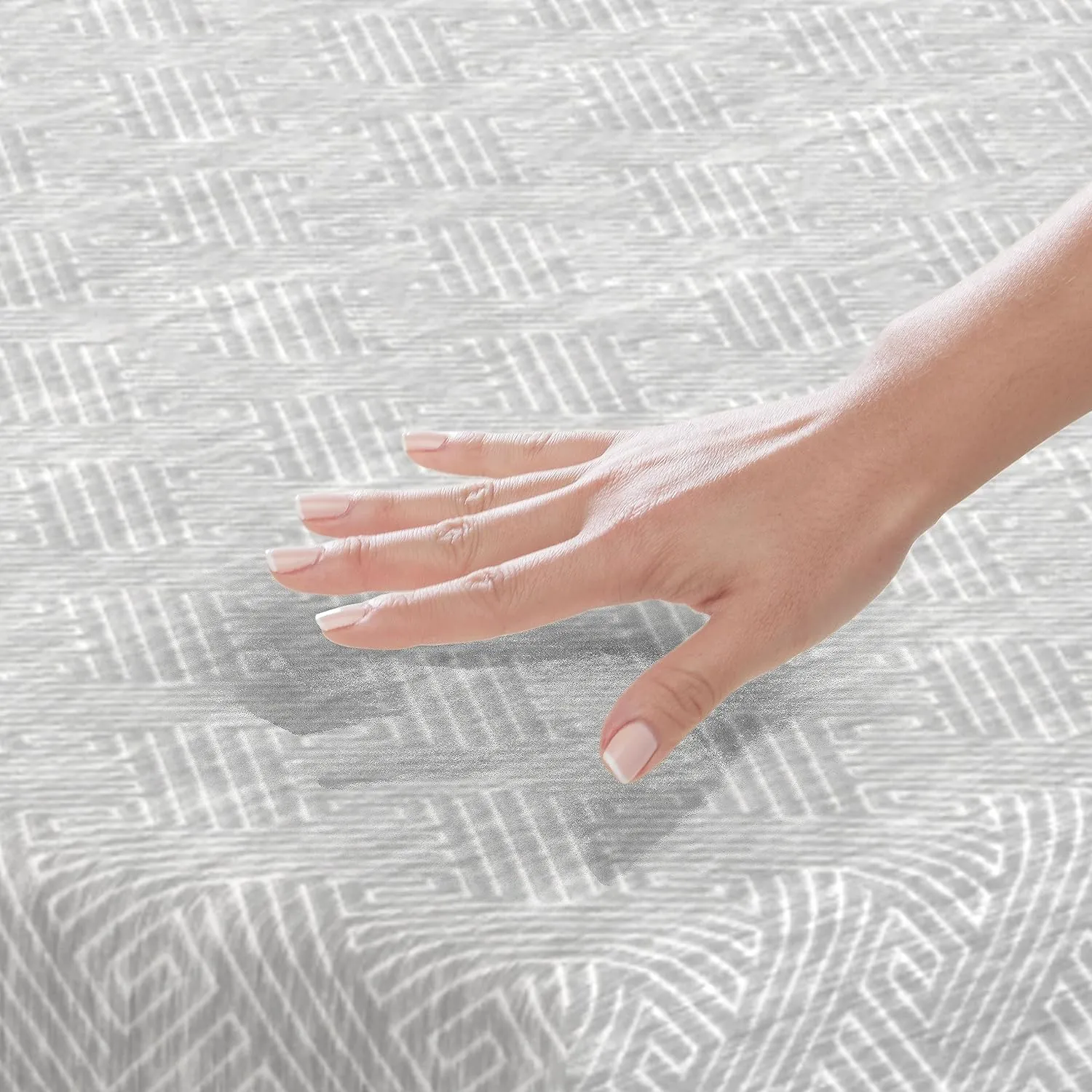 Vibe Heather Grey Gel Memory Foam Mattress, CertiPUR-US and Oeko-TEX Certifed Bed-in-a-Box in Ultra Small Package, 10-Inch, Queen
