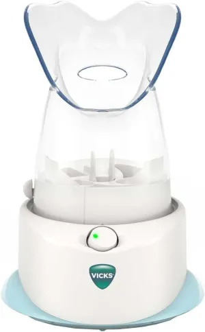 Vicks Personal Steam Inhaler for Targeted, Natural Steam Relief for Allergies, Congestion, Cough & Colds, and Sinus Irritation, Use with VapoPads - 1 Included, FSA & HSA Eligible